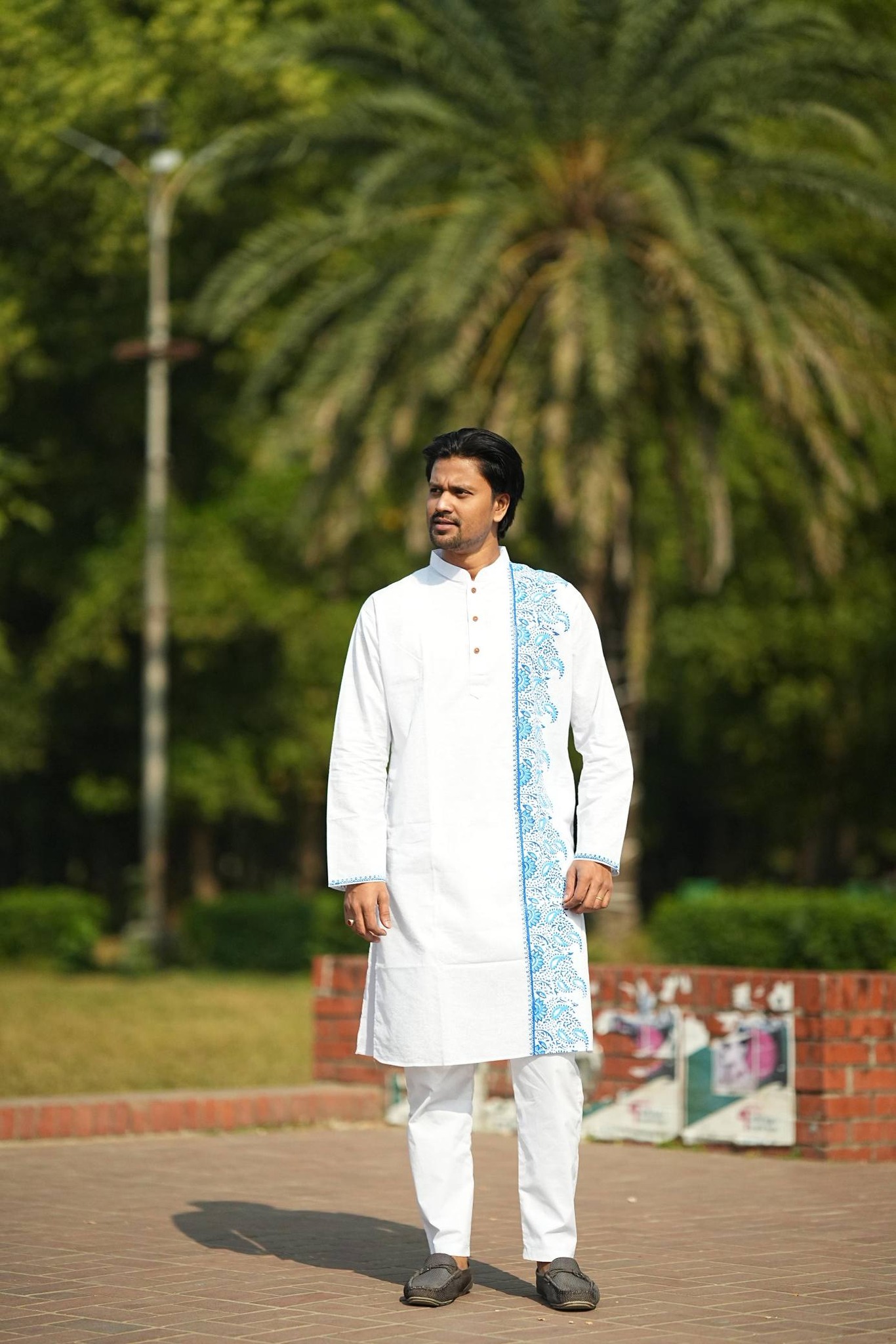 Royal Eid Panjabi White